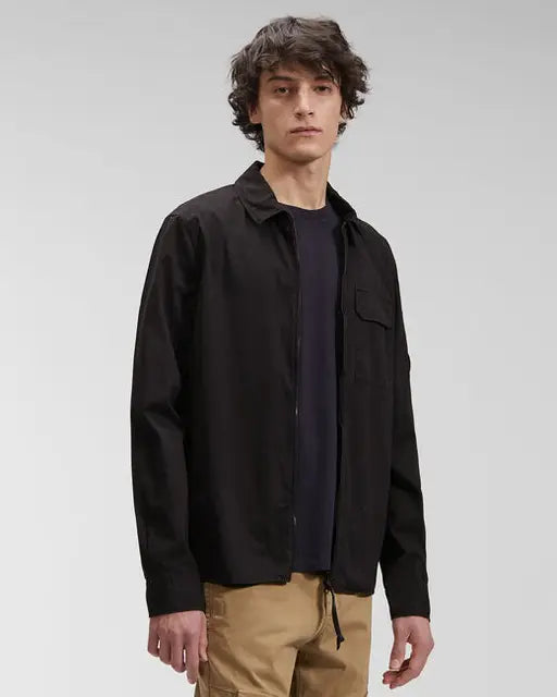 Monochrome Cotton Jacket for Men