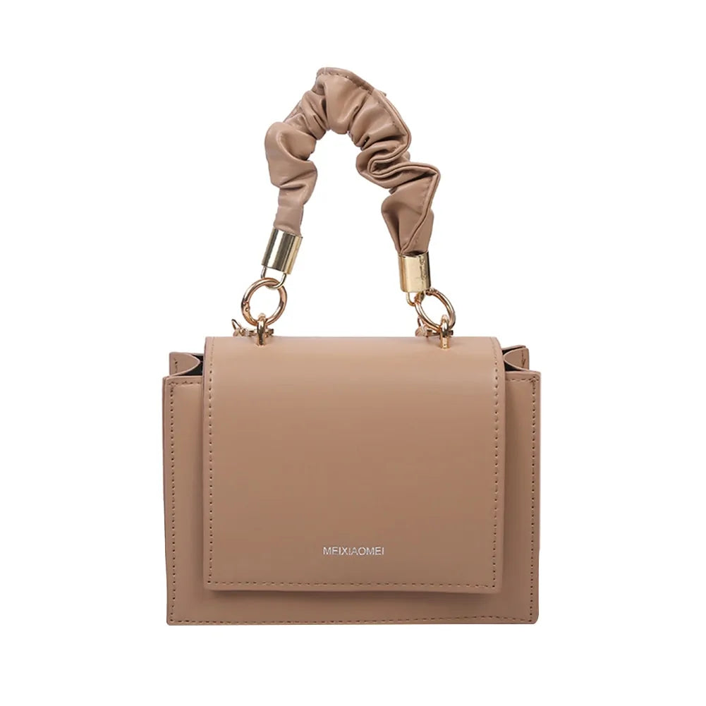 Handle Pleated Handbags