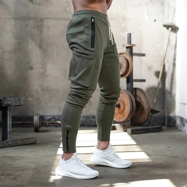 Men Sports Pants Multi-pocket