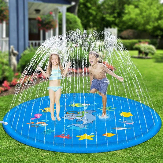 Outdoor Inflatable Water Spray Kids Sprinkler Play Pad