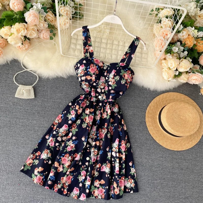 Summer Dress With Ruffles