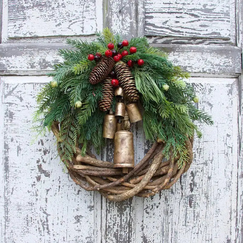 Christmas Pine Cone Wreath