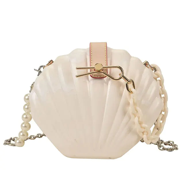 Elegant Shell-Shaped Crossbody Bag